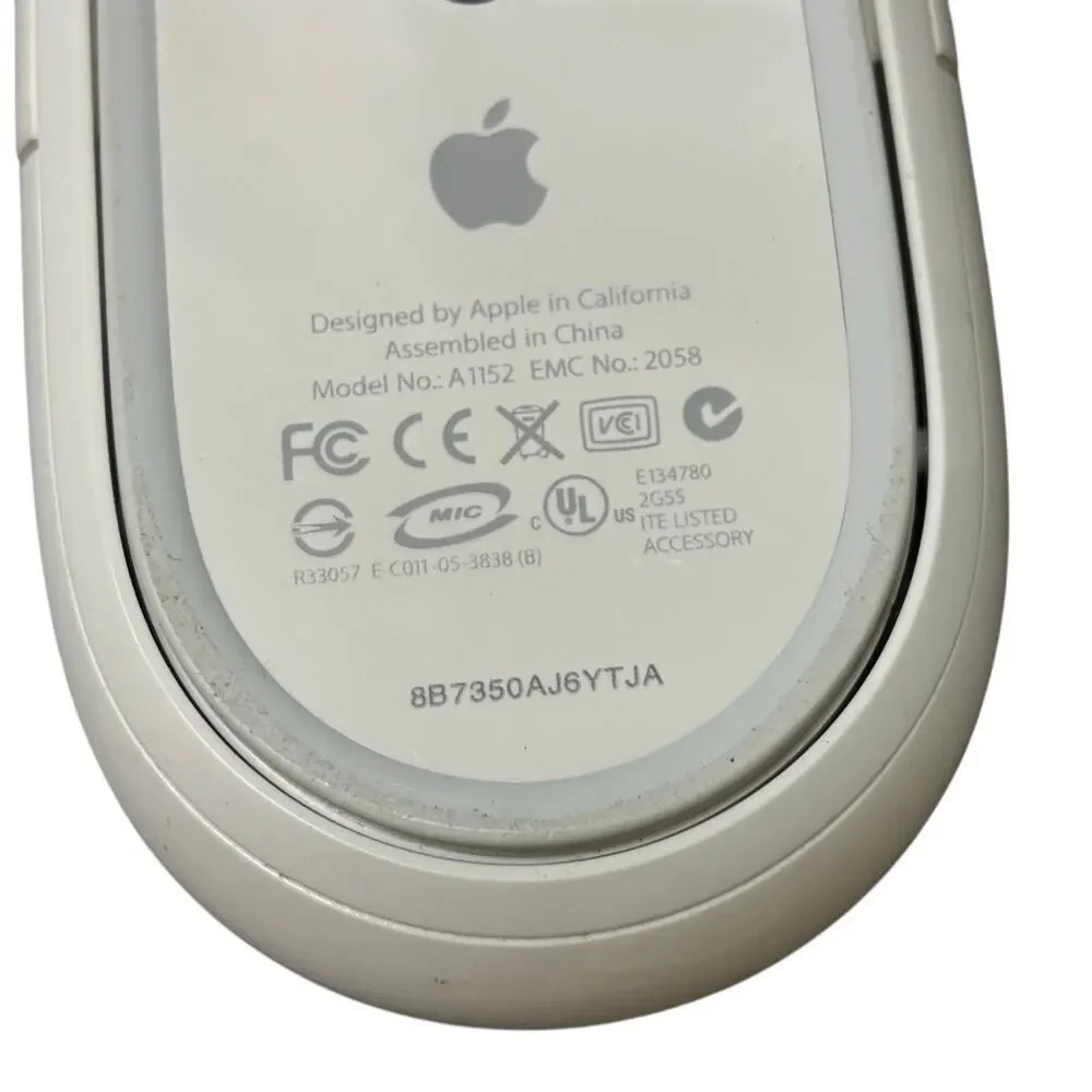 Apple Mighty Mouse A1152 Wired USB Mouse